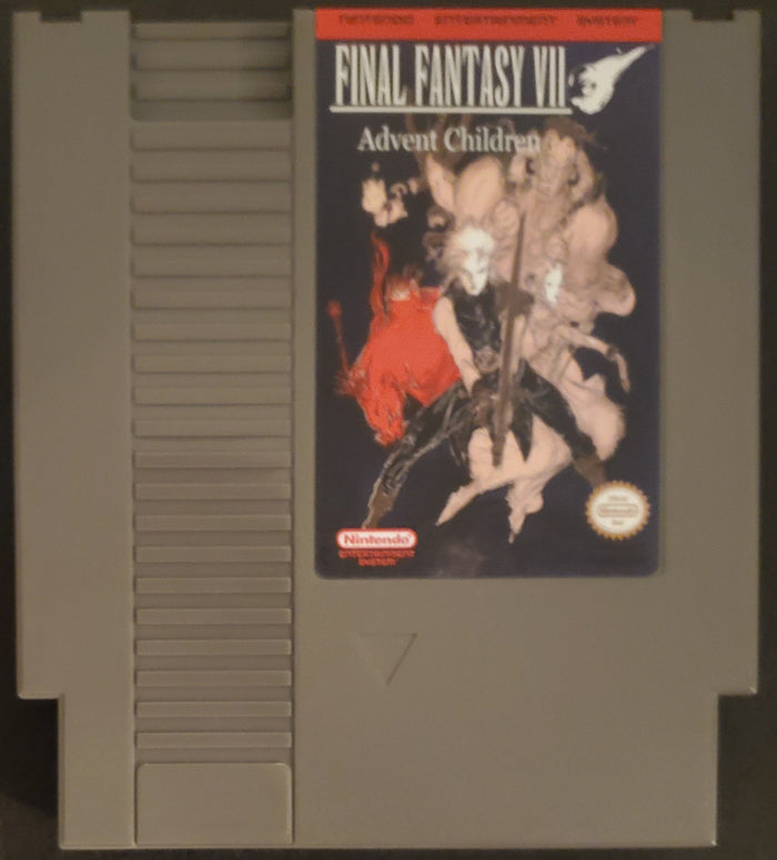 FF7 Advent Children NES Game Nintendo System ROM Hack Final Fantasy