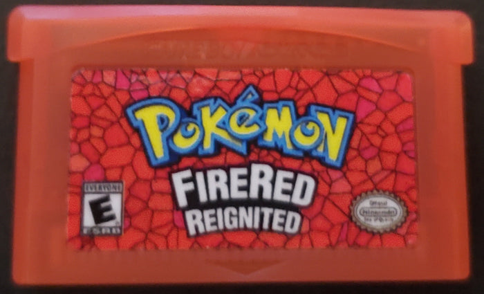 Pokemon FireRed ReIgnited GBA Pokemon ROM Hack Video Game Boy Advance