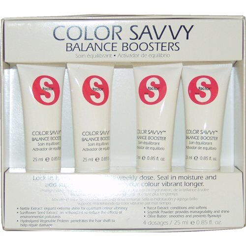 Tigi S Factor Color Savvy Balance Boosters 4 Dosages / 4 x 25ml