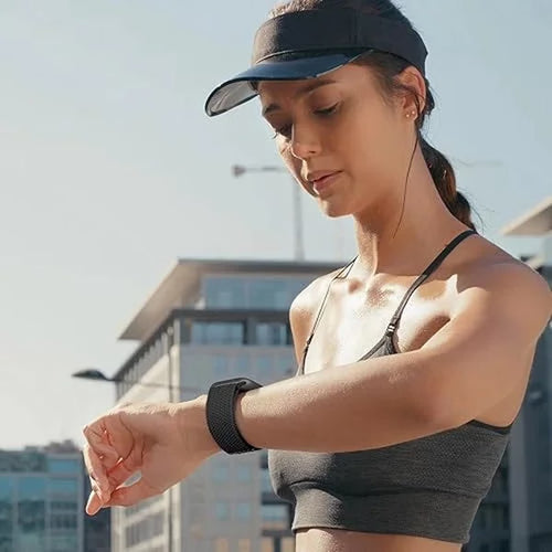 Braided Stretch Solo Loop for Apple Watch (38–46mm), Unisex Elastic Nylon Sport Band with Parachute Buckle for Series 3–11, SE & Ultra 2