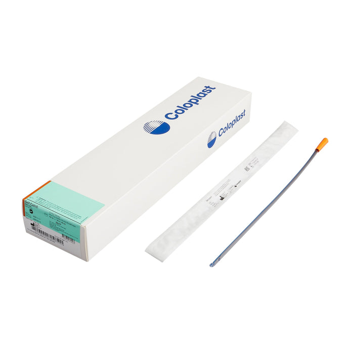 Coloplast Urethral Catheter Self-Cath® Coude Olive Tip Uncoated PVC 16 Fr. 16 Inch