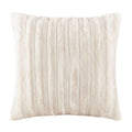 MADISON PARK Duke Ribbed Faux-Fur Decorative Pillow, 20 x 20