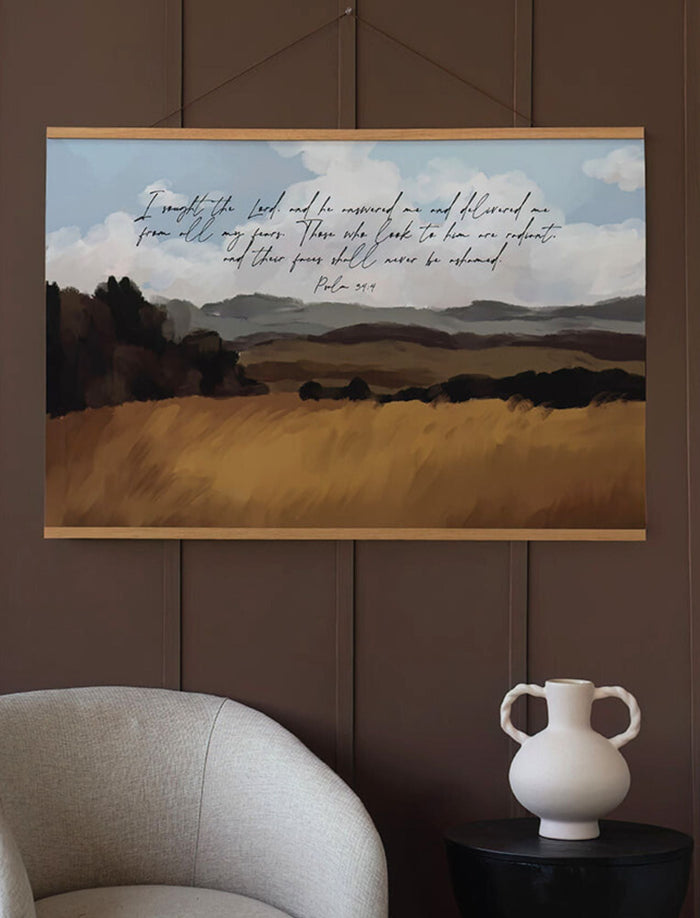 Horizontal Poster: I Sought the Lord