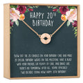 20th Birthday Necklace, Multiple Styles