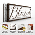 Blessed Is The Home That Is Filled With Love Sign