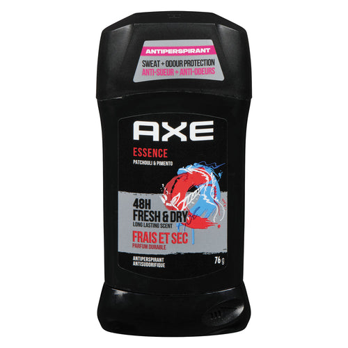 AXE Deodorant Stick for Men, Invisible Solid Essence, 48-Hour Freshness, 2.7 oz