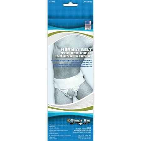 Sport Aid Reducible Inguinal Hernia Belt Large
