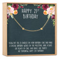 21st Birthday Dot Bracelet