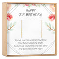 21st Birthday Earrings
