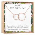 21st Birthday Necklace