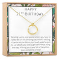 21st Birthday Necklace