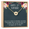 21st Birthday Necklace, Multiple Styles