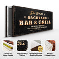 Backyard Bar & Grill Sign XVIII
