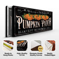 Personalized Pumpkin Patch Sign IX