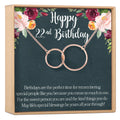 22nd Birthday Necklace