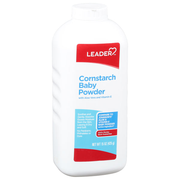 Leader™ Cornstarch Baby Powder (15 Oz)