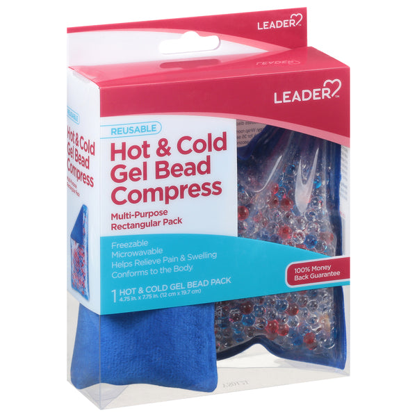 Leader® Multipurpose Gel Bead Compress – Hot & Cold – Reusable
