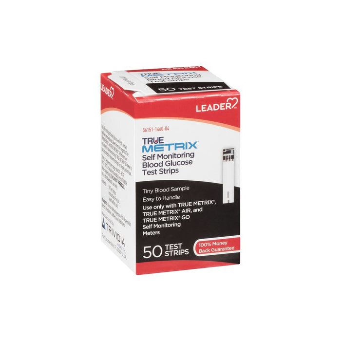 Leader™ TRUE METRIX® Blood Glucose Test Strips – Self-Monitoring System