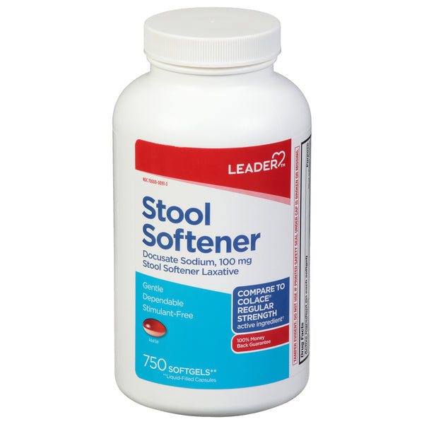 Leader™ Stool Softener Laxative (100 mg Softgels)