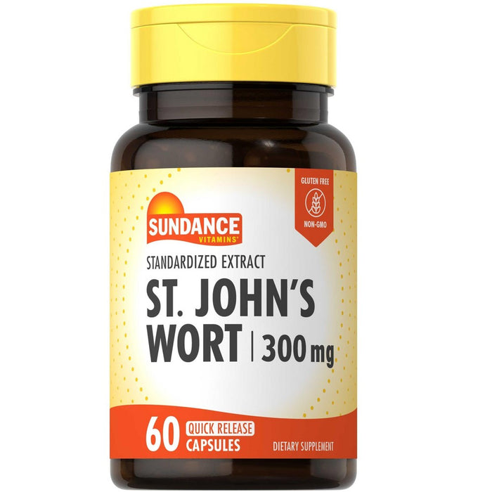 Sundance Vitamins® St. John’s Wort – 300 mg – 60 Capsules