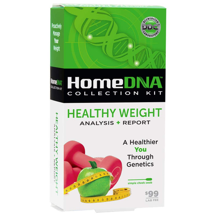 HomeDNA Healthy Weight At-Home DNA Test Kit – Personalized Nutrition & Fitness