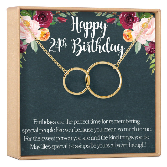 24th Birthday Necklace