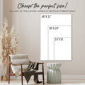 Family Name Portrait Sign