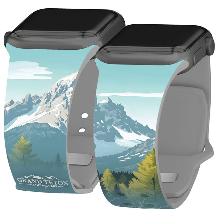 National Parks Grand Teton HD Fitbit Versa 3 & Sense 1 Watch Band