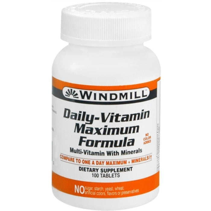 Windmill® Daily Vitamin Maximum Formula – 100 Tablets