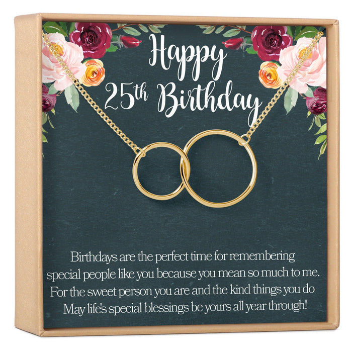 25th Birthday Necklace