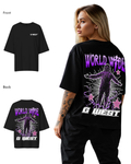 G West Womens Oversized World Wide Star Tee
