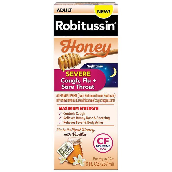 Robitussin Adult Max Strength Severe Night Honey