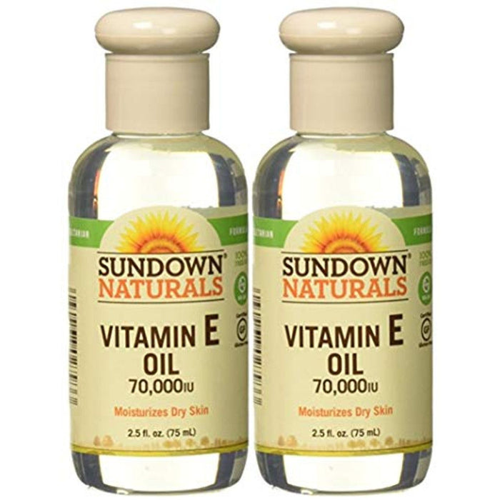 Sundown Naturals Pure Vitamin E Oil, 70000 IU 2.5 Fl Oz