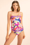 Trina Turk Sevilla Tankini Top, Size 4