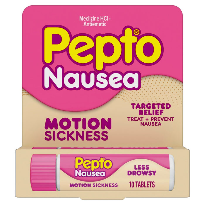 Pepto-Bismol® Motion Sickness Relief Tablets – 10 Count