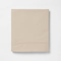 Threshold 300 Thread Count Ultra Soft Flat Sheet True Khaki, Queen