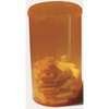 Precise Pak 40 Dram Amber Plastic Prescription Vials with Screw-Loc Caps - 95 Count Case
