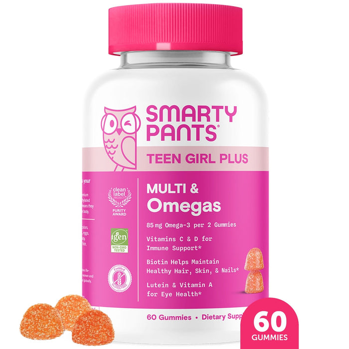 SmartyPants Teen Girl Multi And Omegas Gummies