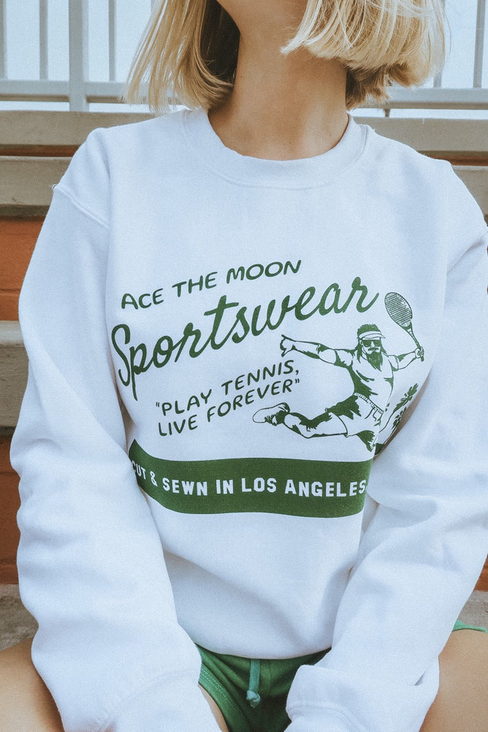 Play Tennis, Live Forever Sweatshirt