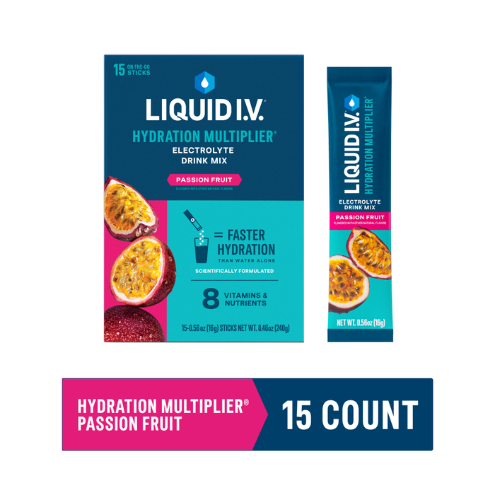Liquid I.V.® Hydration Multiplier® – Passion Fruit Electrolyte Drink Mix