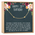 28th Birthday Dot Bracelet