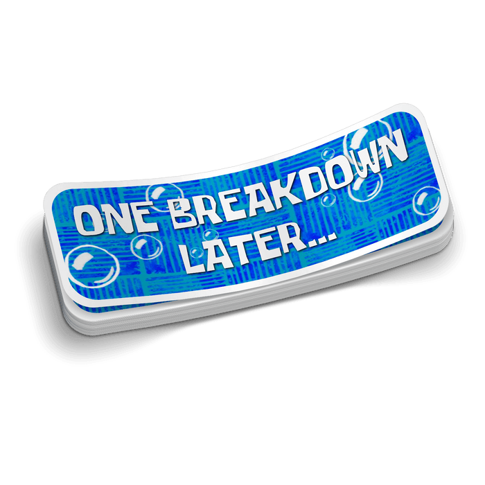 Breakdown -  Hard Hat Decal