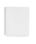 Oake Cotton Tencel Solid 300-Thread Count Queen Flat Sheet