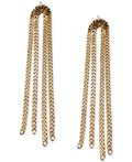 Inc International Concepts Gold-Tone Fringe Linear Earrings