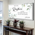 And I Will Restore To You - Joel 2:25 Faith Sign