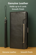 iPhone 17 Case - Leather Folio Wallet | Indy Series