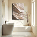 Light Neutral Impasto Wall Art