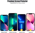 ZeroDamage Clear Tempered Glass Screen Protector (2-Pack) - iPhone 13 mini