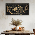 Kitchen Table Sign