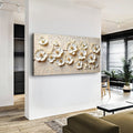 White Blossom Serenade Wall Art